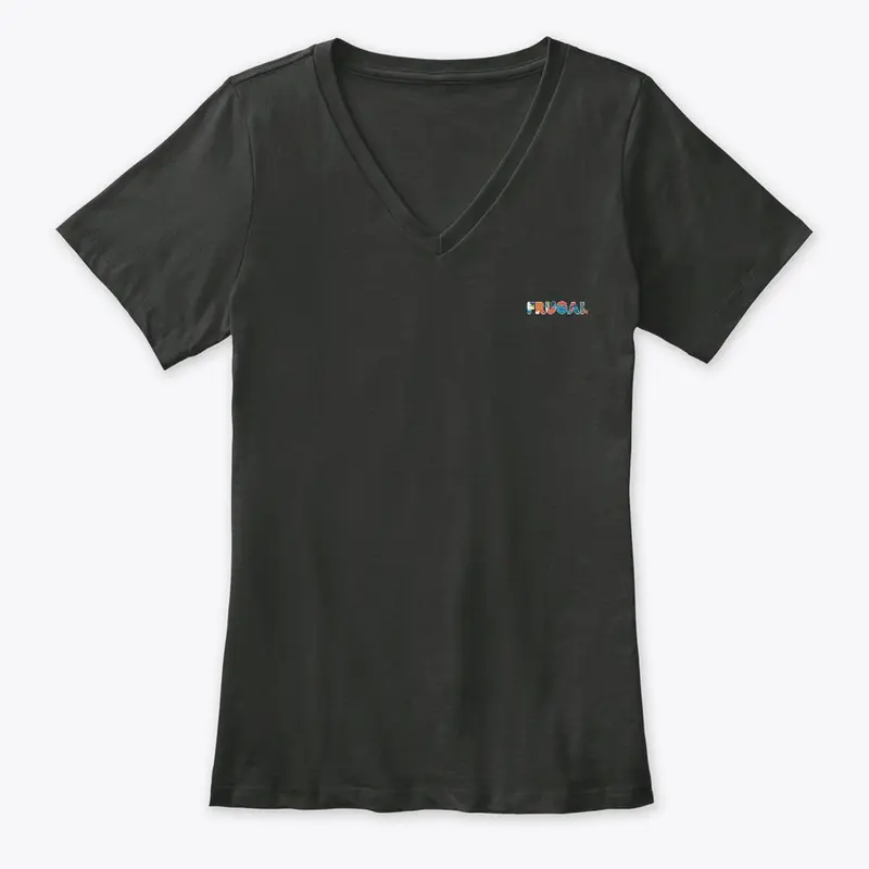 Frugal Womens V Neck Tee